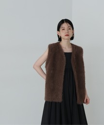 N.（N. Natural Beauty Basic）（エヌエヌナチュラルビューティーベーシック）の「◆フェザーヤーンベスト（ベスト・レディース）」