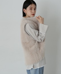 N.（N. Natural Beauty Basic） | ◆フェザーヤーンベスト(ベスト)