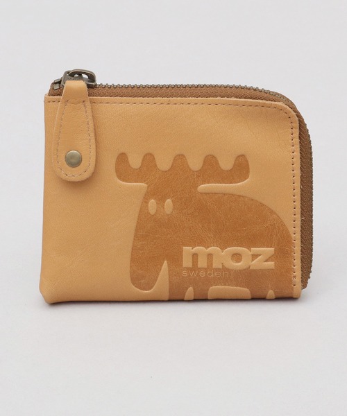本革 ソフトレザー L字ファスナー ミニウォレット（財布）｜moz