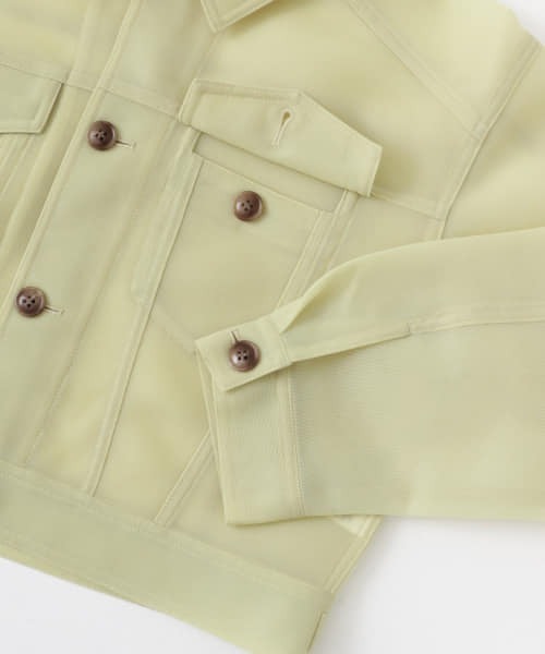 KBF（ケイビーエフ）の「シアーダンボールジャケット（その他アウター・レディース・ブルー系その他/ライトベージュ・ONE）」の19枚目の写真