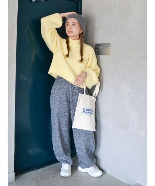 Ungrid（アングリッド）の「キャンバスロゴトートバッグ（トートバッグ・レディース・レッド/ブルー・FREE）」の12枚目の写真