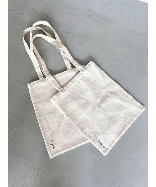 Ungrid（アングリッド）の「キャンバスロゴトートバッグ（トートバッグ・レディース・レッド/ブルー・FREE）」の9枚目の写真