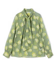TOMORROWLAND collection | カットフラワージャカード ボウタイブラウス(シャツ/ブラウス)