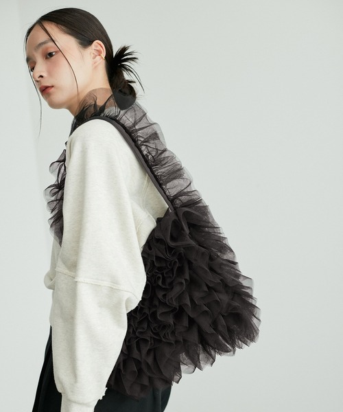 ADAM ET ROPEフリルワンショルダーバッグ ADAM ET ROPE'｜フリルワンショルダーバッグ | Rakuten Fashion
