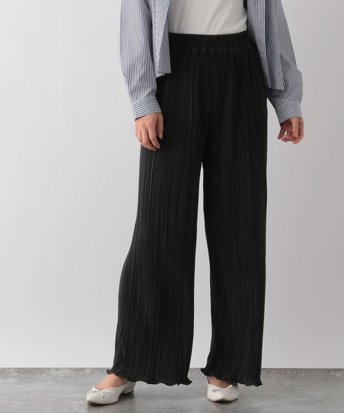 GLOBAL WORK Smile Seed Store（グローバルワーク スマイルシードストア）の「ランダムプリーツパンツ/147043（その他パンツ・レディース・モカ/ブラック・MEDIUM/LARGE）」の6枚目の写真