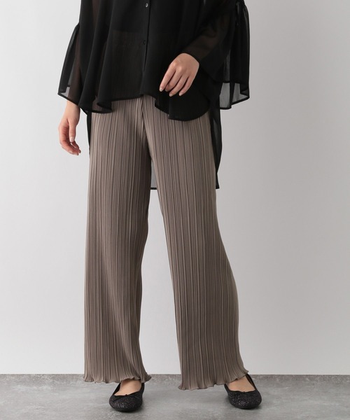 GLOBAL WORK Smile Seed Store（グローバルワーク スマイルシードストア）の「ランダムプリーツパンツ/147043（その他パンツ・レディース・モカ/ブラック・MEDIUM/LARGE）」の16枚目の写真