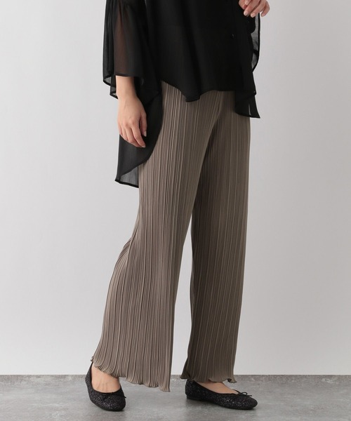 GLOBAL WORK Smile Seed Store（グローバルワーク スマイルシードストア）の「ランダムプリーツパンツ/147043（その他パンツ・レディース・モカ/ブラック・MEDIUM/LARGE）」の17枚目の写真
