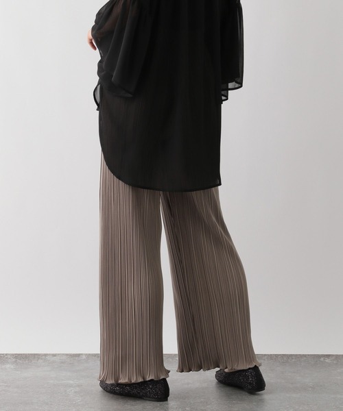 GLOBAL WORK Smile Seed Store（グローバルワーク スマイルシードストア）の「ランダムプリーツパンツ/147043（その他パンツ・レディース・モカ/ブラック・MEDIUM/LARGE）」の18枚目の写真