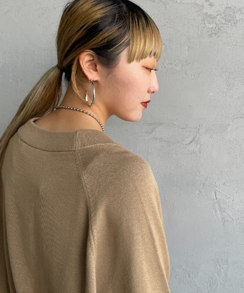 FRED PERRY ワンポイントロゴ刺繍 Vネックニットカーディガン FRED PERRY（フレッドペリー）の「[FRED PERRY/フレッドペリー