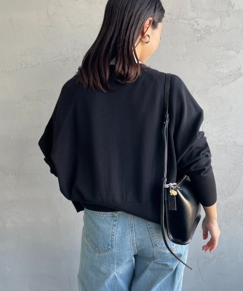 FRED PERRY ワンポイントロゴ刺繍 Vネックニットカーディガン FRED PERRY（フレッドペリー）の「[FRED PERRY/フレッドペリー