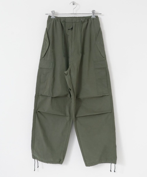 EKAL（エカル）の「パラシュートイージーパンツ（その他パンツ・レディース・オリーブ/ブラック・ONE）」の15枚目の写真