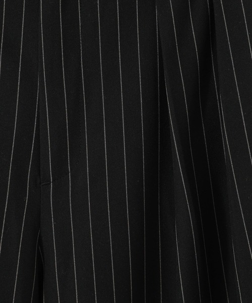 RAGEBLUE（レイジブルー）の「ピンストライプ/2タックワイドスラックス（スラックス・レディース・ブラック/グレー・FREE）」の9枚目の写真