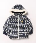mini rodini☆ミニロディーニ　ボアジャケットブルゾン Mini Rodini（ミニロディーニ）の「mini rodini / 野菜総柄ジャケット