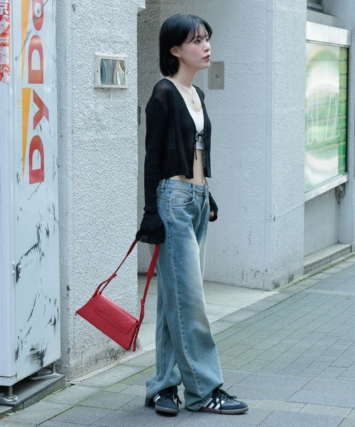 3.3 Field Trip （3.3フィールドトリップ）の「3.3 Field Trip／ソデフレアリボンカーディガン（カーディガン/ボレロ・レディース・ブラック/ブラウン/ネイビー・FREE）」の22枚目の写真