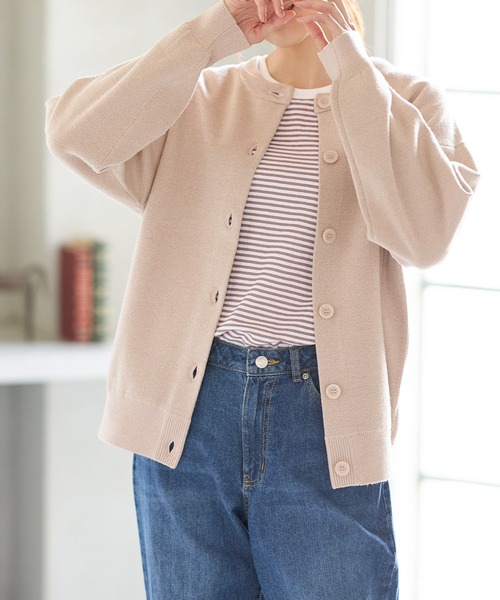 Honeys（ハニーズ）の「ラメクルーカーデ（カーディガン/ボレロ）」 - WEAR