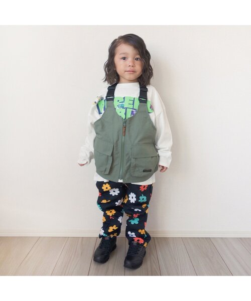 BREEZE（ブリーズ）の「アクティブベスト（ベスト・キッズ・ブラック/カーキ・100/120/140）」の8枚目の写真