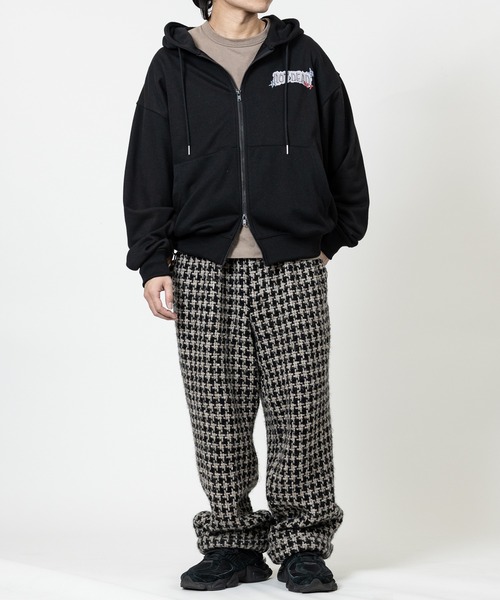 JOHN'S CLOSET（ジョンズクローゼット）の「【13】デジタルオバケプリント フルジップパーカー（パーカー・メンズ・アッシュグレー/ブラウン/ブラック/ブラック系その他/スモークピンク/グレー系その他/グレー系その他2/ブラック系その他2・LARGE/MEDIUM）」の12枚目の写真