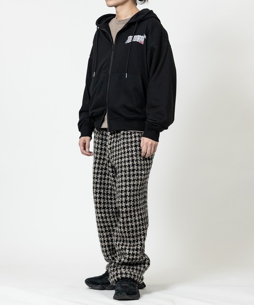 JOHN'S CLOSET（ジョンズクローゼット）の「【13】デジタルオバケプリント フルジップパーカー（パーカー・メンズ・アッシュグレー/ブラウン/ブラック/ブラック系その他/スモークピンク/グレー系その他/グレー系その他2/ブラック系その他2・LARGE/MEDIUM）」の13枚目の写真