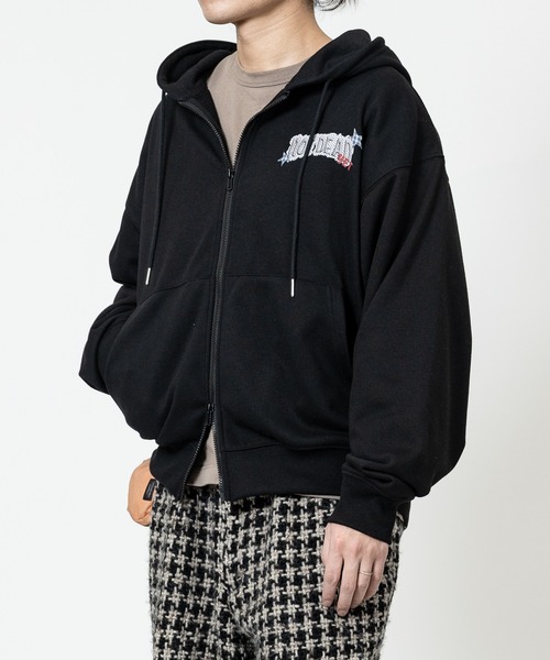 JOHN'S CLOSET（ジョンズクローゼット）の「【13】デジタルオバケプリント フルジップパーカー（パーカー・メンズ・アッシュグレー/ブラウン/ブラック/ブラック系その他/スモークピンク/グレー系その他/グレー系その他2/ブラック系その他2・LARGE/MEDIUM）」の10枚目の写真