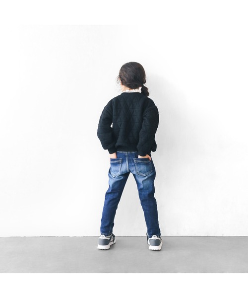 L.COPECK コペック デニム立体裁断パンツ (ブルー) 130cm 国産デニム立体裁断パンツ（デニムパンツ）｜L.COPECK