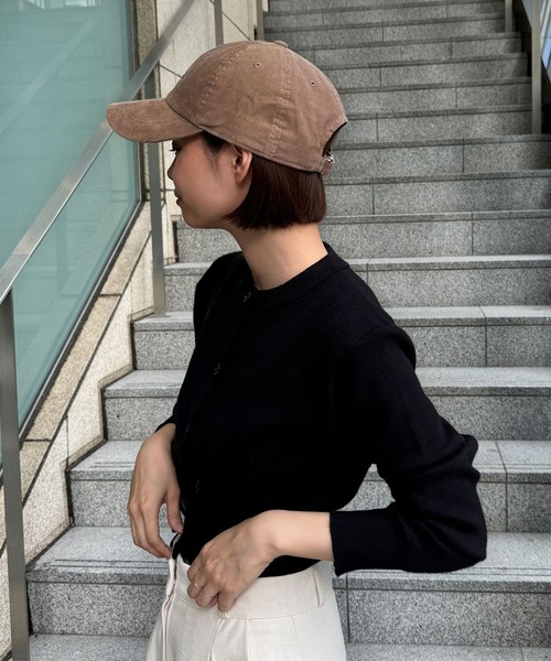 CANAL JEAN（キャナルジーン）の「Lakey Park　East SeaコーデュロイCAP（キャップ・レディース・ベージュ・ONE SIZE）」の3枚目の写真