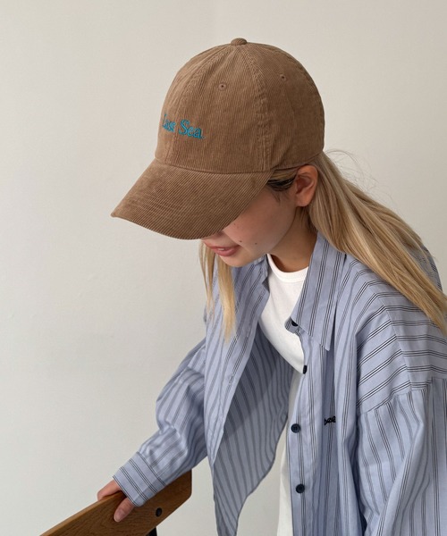 CANAL JEAN（キャナルジーン）の「Lakey Park　East SeaコーデュロイCAP（キャップ・レディース・ベージュ・ONE SIZE）」の10枚目の写真