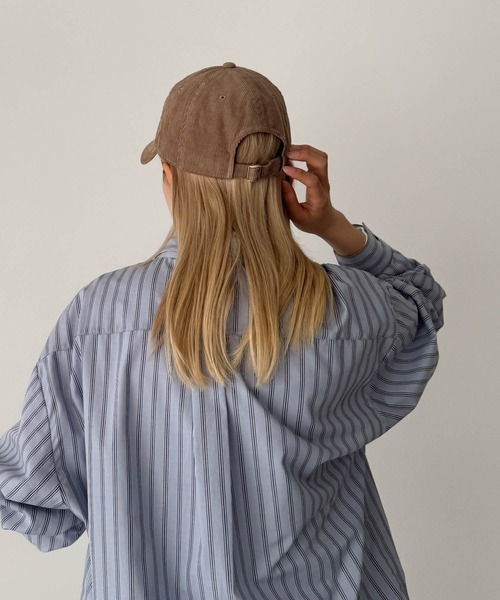 CANAL JEAN（キャナルジーン）の「Lakey Park　East SeaコーデュロイCAP（キャップ・レディース・ベージュ・ONE SIZE）」の11枚目の写真