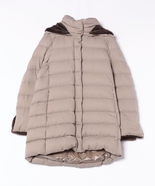 HERNO(ヘルノ)の「【HERNO/ヘルノ】 フーディーエコファーミディ丈ダウンコート(ダウンジャケット/コート)」 - WEAR