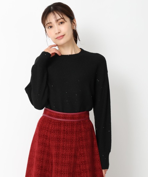セール】スパンコールハイネックニット/MM448303（ニット/セーター