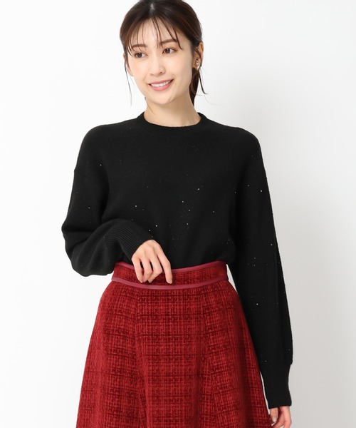 セール】スパンコールハイネックニット/MM448303（ニット/セーター