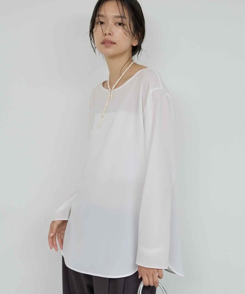 セール】ラウンドブラウスTee（シャツ/ブラウス）｜GALLARDAGALANTE