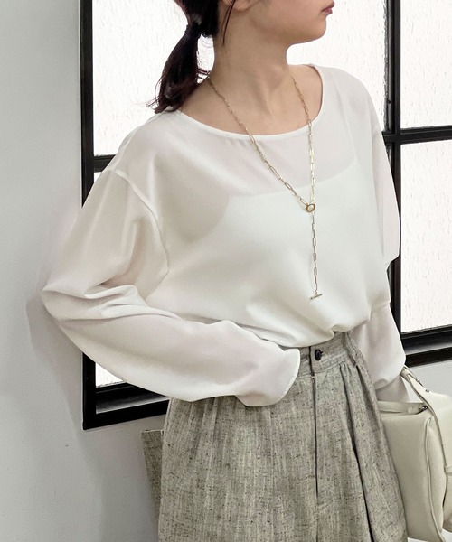 セール】ラウンドブラウスTee（シャツ/ブラウス）｜GALLARDAGALANTE