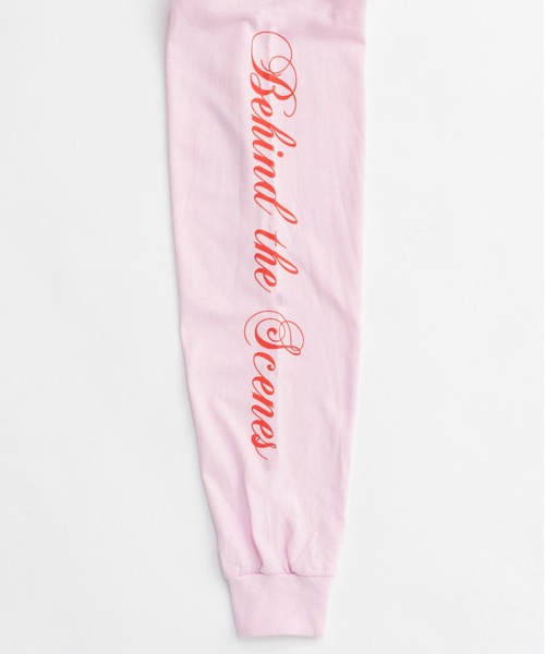 MAISON SPECIAL（メゾンスペシャル）の「MAGAZINE HEADING Long Sleeve T-shirt/MAGAZINE HEADINGロングスリーブTシャツ【MAISON SPECIAL/メゾンスペシャル】（Tシャツ/カットソー・レディース・ブラック/ライトグレー/ホワイト/ピンク・FREE）」の12枚目の写真