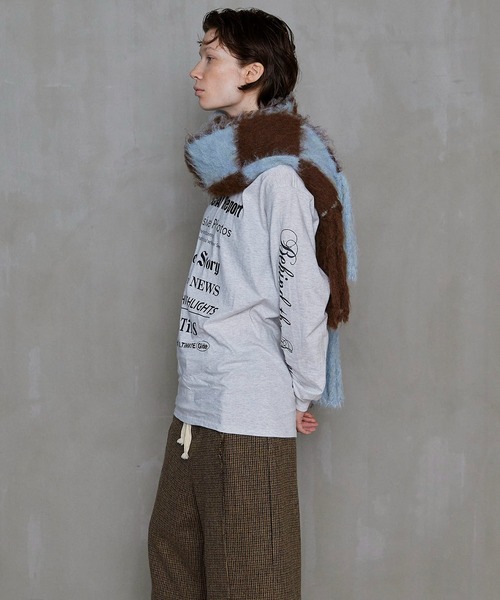 MAGAZINE HEADING Long Sleeve T-shirt/MAGAZINE HEADINGロング