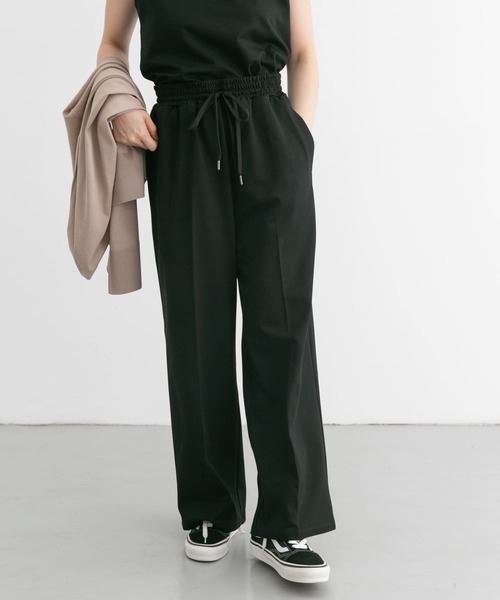 URBAN RESEARCH Sonny Label(アーバンリサーチサニーレーベル)の「SLAB comfort easypants(その他パンツ・レディース・オフホワイト/ブラック・FREE)」の3枚目の写真