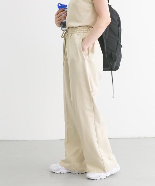 URBAN RESEARCH Sonny Label(アーバンリサーチサニーレーベル)の「SLAB comfort easypants(その他パンツ・レディース・オフホワイト/ブラック・FREE)」の12枚目の写真