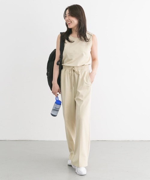 URBAN RESEARCH Sonny Label(アーバンリサーチサニーレーベル)の「SLAB comfort easypants(その他パンツ・レディース・オフホワイト/ブラック・FREE)」の14枚目の写真