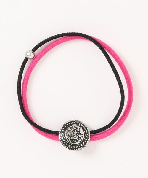 チャイハネ（チャイハネ）の「【チャイハネ】ノンパチ カラベラコンチョヘアゴム（ヘアゴム・レディース・ベージュ/パープル/ブルー/ターコイズブルー/オレンジ/イエロー/カーキ/グリーン/ピンク/レッド・FREE）」の8枚目の写真