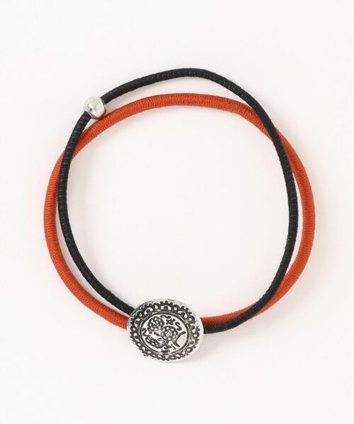 チャイハネ（チャイハネ）の「【チャイハネ】ノンパチ カラベラコンチョヘアゴム（ヘアゴム・レディース・ベージュ/パープル/ブルー/ターコイズブルー/オレンジ/イエロー/カーキ/グリーン/ピンク/レッド・FREE）」の10枚目の写真