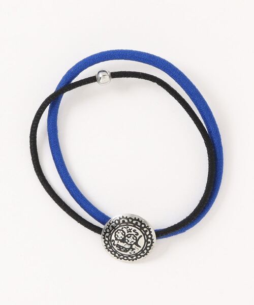 チャイハネ（チャイハネ）の「【チャイハネ】ノンパチ カラベラコンチョヘアゴム（ヘアゴム・レディース・ベージュ/パープル/ブルー/ターコイズブルー/オレンジ/イエロー/カーキ/グリーン/ピンク/レッド・FREE）」の6枚目の写真