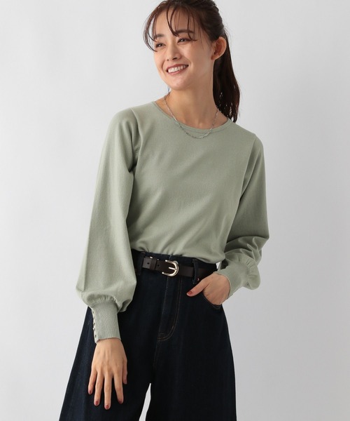 セール】スッキレイクルーネックプルオーバー/142251（ニット/セーター