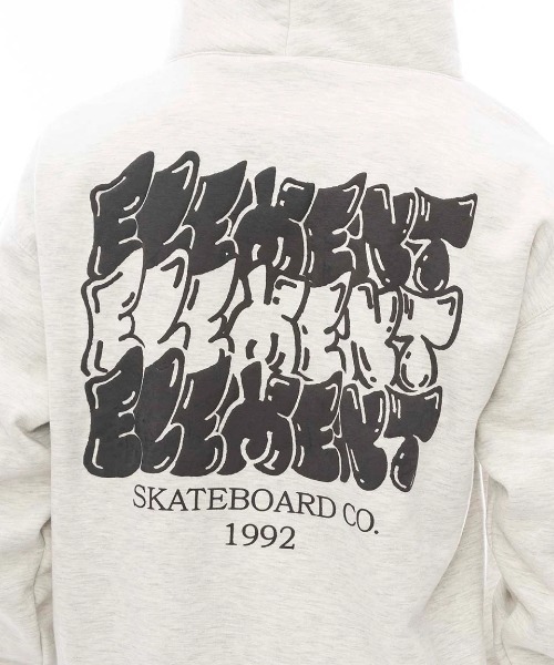 ELEMENT（エレメント）の「ELEMENT メンズ 3 BUBBLE HOOD WR パーカー 【2024年秋冬モデル】/エレメントプルオーバーパーカー・フーディー（パーカー・メンズ・オフホワイト/ブラック・MEDIUM/X-LARGE/LARGE）」の4枚目の写真