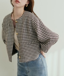 【Web限定】金釦ショート丈ジャケット