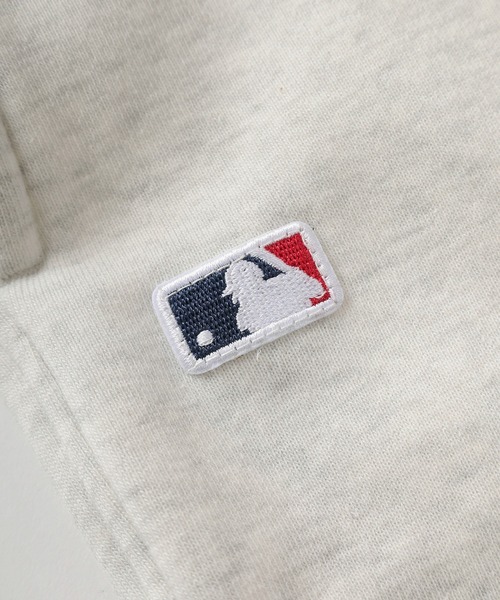 MLB(メジャーリーグベースボール)の「【MAJOR LEAGUE BASEBALL/メジャーリーグベースボール】MLB 3TEAM LOGO ミッドサイズロゴ刺繍&ミニワッペンデザイン 裏起毛スウェットパンツ(スウェットパンツ・メンズ・オートミール/ブラック/グレー・M/L/XL)」の7枚目の写真