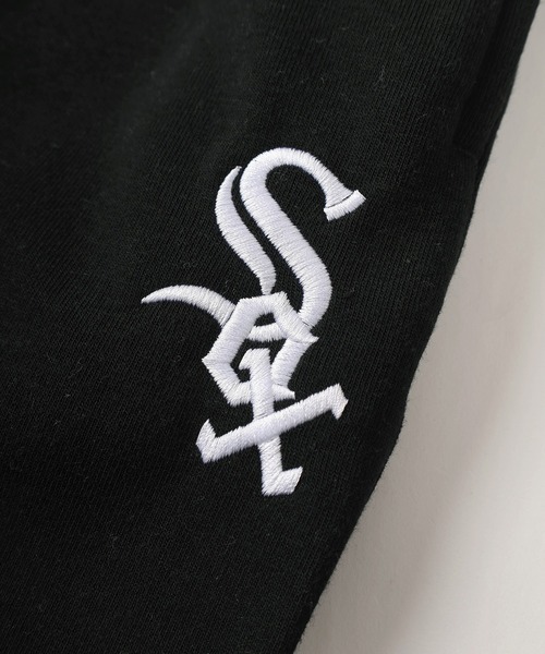 MLB(メジャーリーグベースボール)の「【MAJOR LEAGUE BASEBALL/メジャーリーグベースボール】MLB 3TEAM LOGO ミッドサイズロゴ刺繍&ミニワッペンデザイン 裏起毛スウェットパンツ(スウェットパンツ・メンズ・オートミール/ブラック/グレー・M/L/XL)」の11枚目の写真