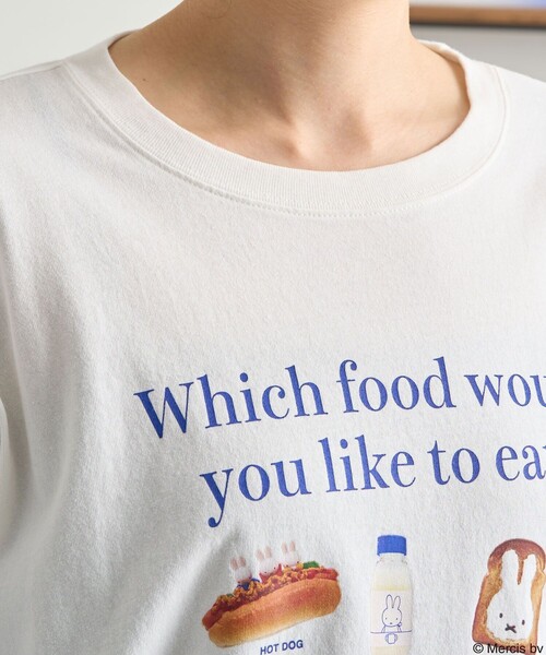 miffy/ミッフィー miffy フードプリント ロンT（Tシャツ/カットソー）｜FREAK'S STORE（フリークスストア）