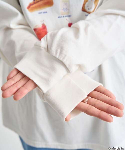 miffy/ミッフィー miffy フードプリント ロンT（Tシャツ/カットソー）｜FREAK'S STORE（フリークスストア）