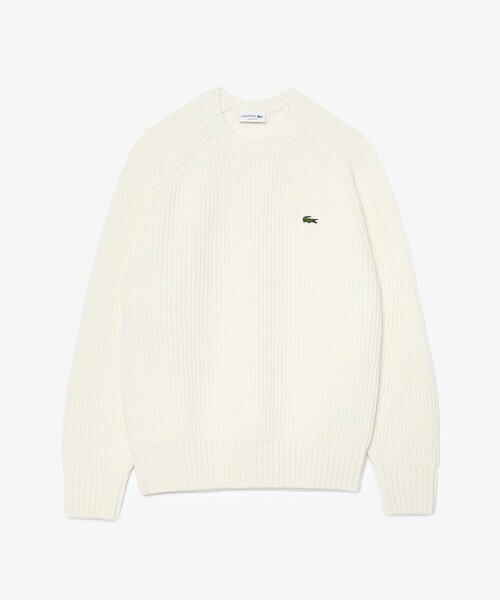 LACOSTE(ラコステ)の「エッセンシャルローゲージニットセーター(ニット/セーター・メンズ・モスグリーン/アイボリー/ネイビー・2/3/4/5)」の18枚目の写真