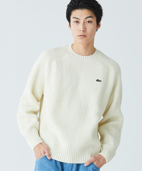 エッセンシャルローゲージニットセーター（ニット/セーター）｜LACOSTE