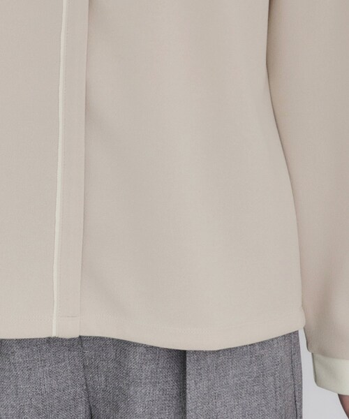 index（インデックス）の「◆バイカラーデザイントップス【洗濯機洗い可】（Tシャツ/カットソー・レディース・ブラック系4/ベージュ系その他7/ホワイト系7・40/38/36/42）」の16枚目の写真